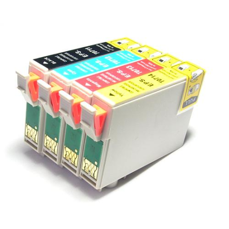 Pack 4 compatible cartridges T-0715