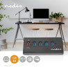 Nedis USB Hub 5-Port QC3.0 / USB 3.2 Gen1 Mains Powered / USB Powered 5 Gbps 5x USB