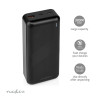 Nedis External Power Bank - 32000 mAh, 2 Outputs USB-C/USB-A, PD 65W