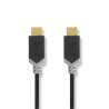 Nedis USB Cable CCBW64750AT10 - USB-C, 100 W, 10 Gbps, 1 m, Gold-Plated, 4K