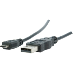Cable USB 2.0 A male -...