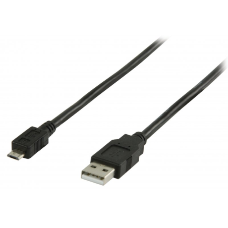 USB 2.0 kabel A mannelijk - micro B mannelijk 5m