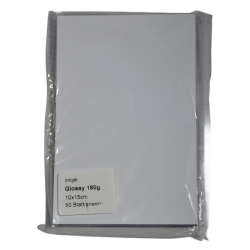 Inkjetpapier foto Glossy 10x15cm 180 Gramm 50 bladijden