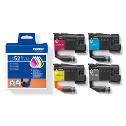 Brother LC-521VAL – Originele multipack inktcartridges CMYK