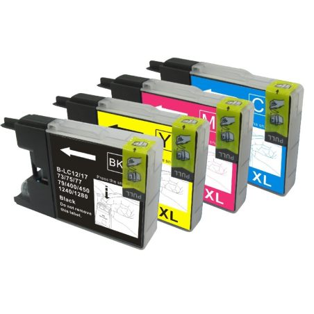 Pack 4 compatible cartridges LC-1240