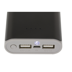 König Portable Power Bank Lithium-Ion 7500 mAh USB Black