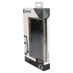 König Portable Power Bank 20000 mAh USB Black