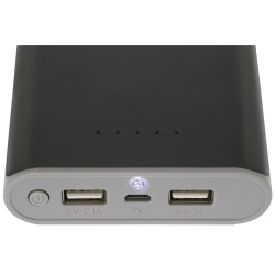 König Portable Power Bank 20000 mAh USB Black