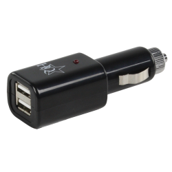 Universal dual USB car charger