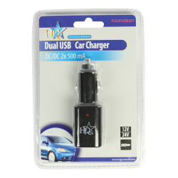 Chargeur USB double universel pour voiture