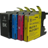 Pack 4 compatible cartridges LC-1280