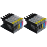 Pack 10 compatible cartridges LC-1280