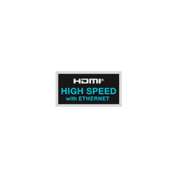 High Speed HDMI calbe with Ethernet HDMI-Connector - HDMI-Connector 0.50 m White